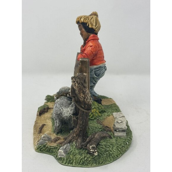 NATURECRAFT KNICK KNACK PADDY WACK Dog Bone #979 Black Americana England 1988 - Picture 2 of 12